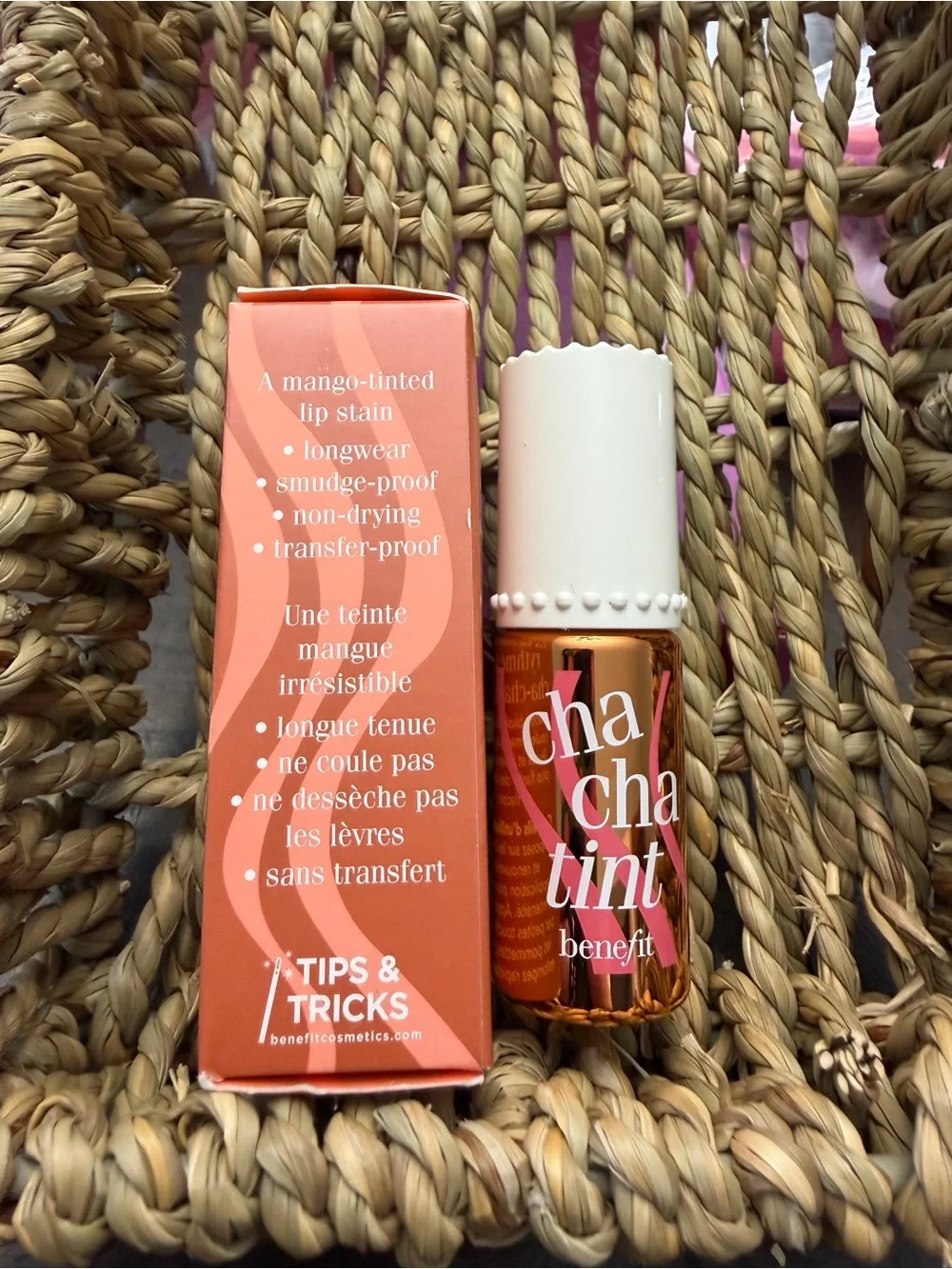 Benefit ChaChaTint Mango Lip & Cheek Stain 6mL Full Size NIB